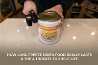 How Long Freeze Dried Food Really Lasts & The 4 Threats to Shelf Life