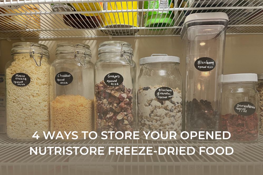 Clearance freeze-dried food storage