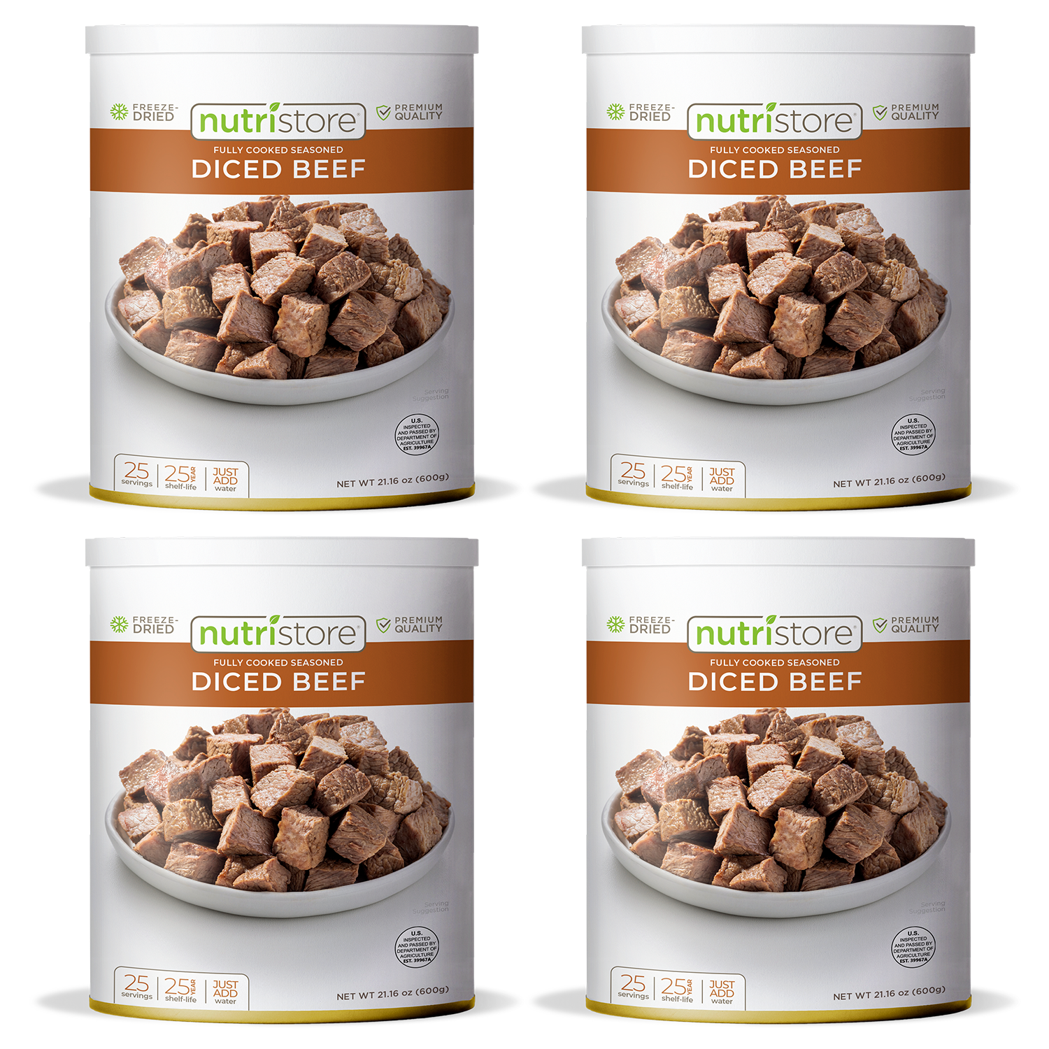 Beef Dices Freeze Dried - #10 Can