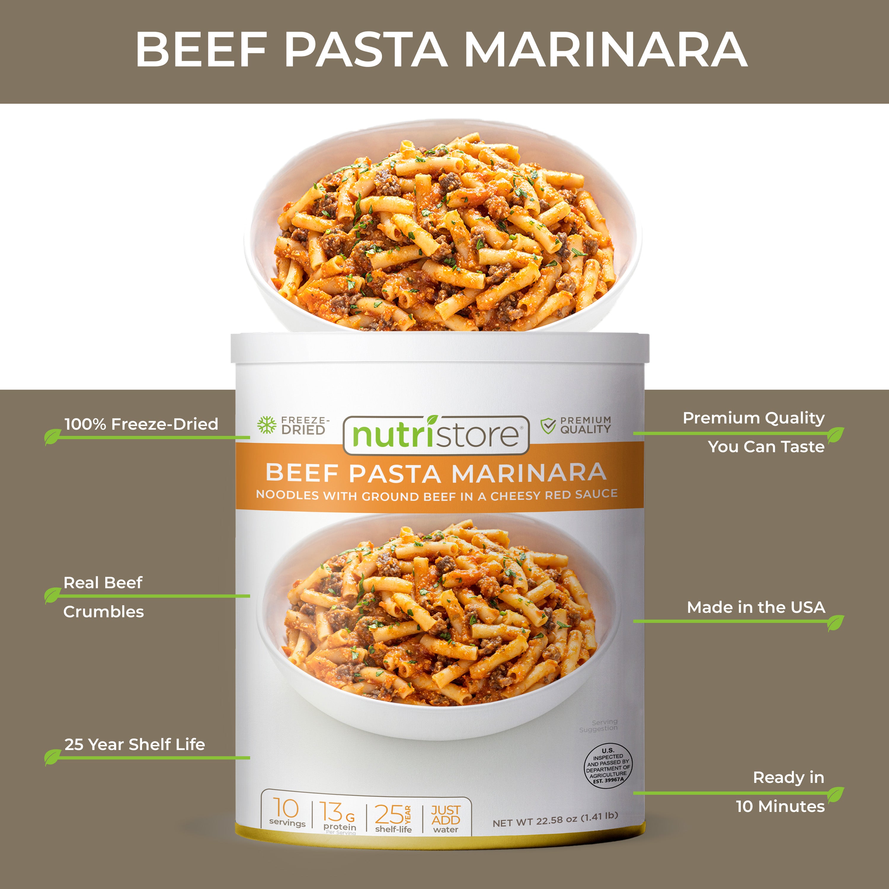 Beef Pasta Marinara - #10 Can