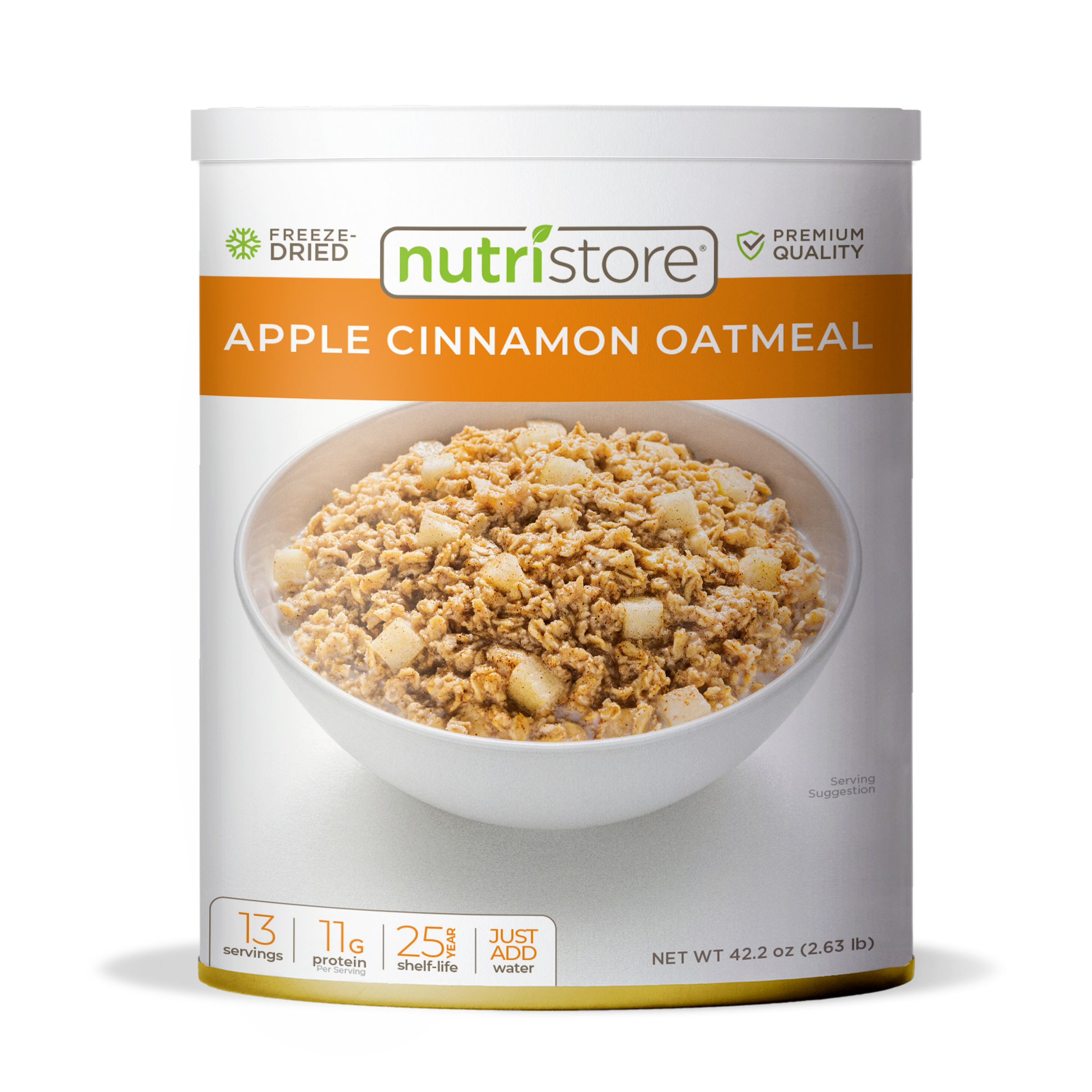 Apple Cinnamon Oatmeal Freeze Dried - #10 Can – Nutristore Foods