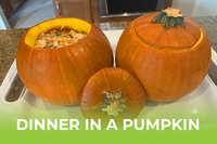 Dinner In A Pumpkin