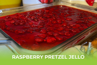 Raspberry Pretzel Jello