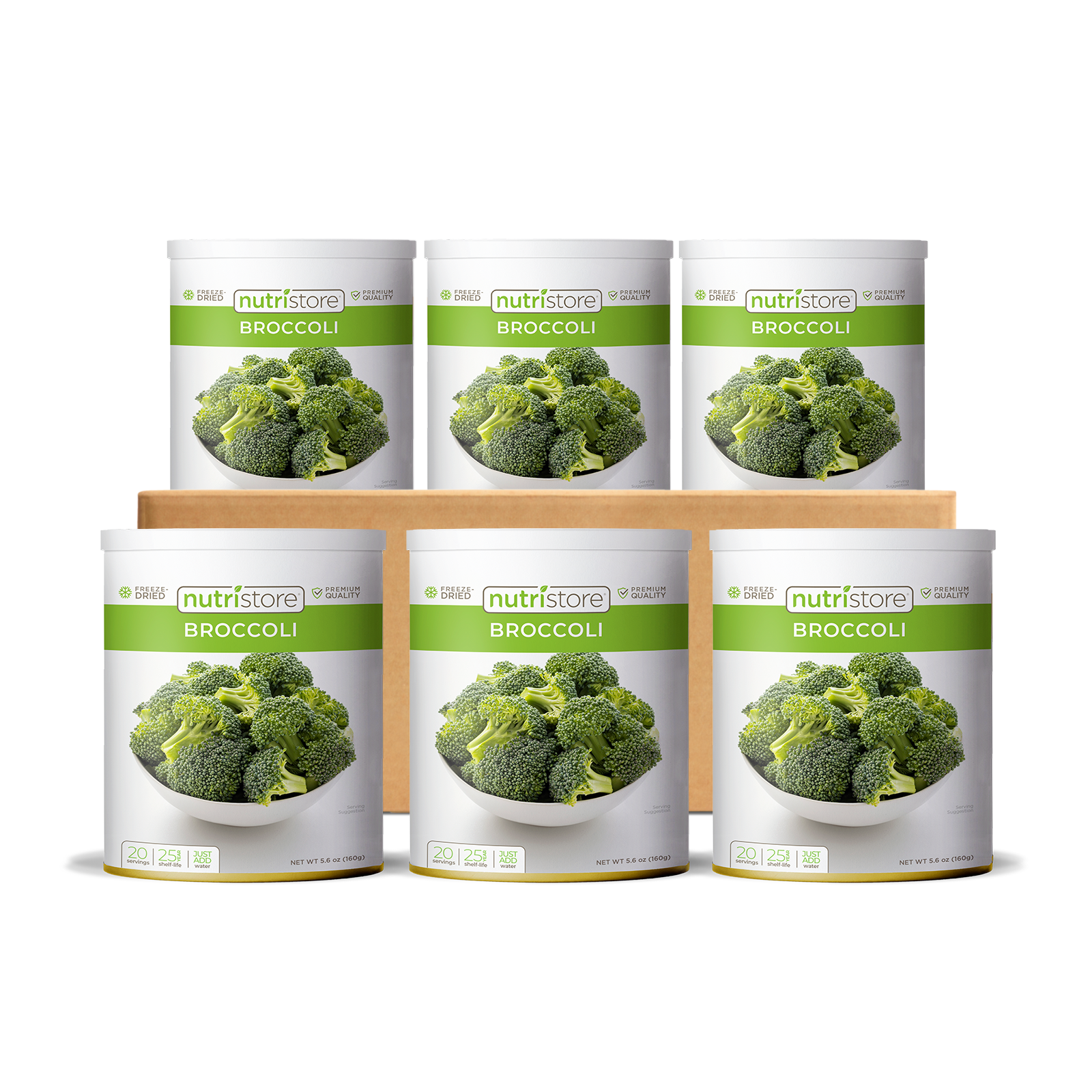 Broccoli Freeze Dried 6 Pack- CLEARANCE