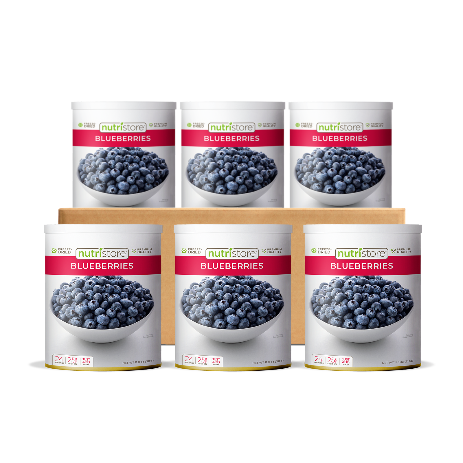 Blueberries Freeze Dried 6 Pack - CLEARANCE