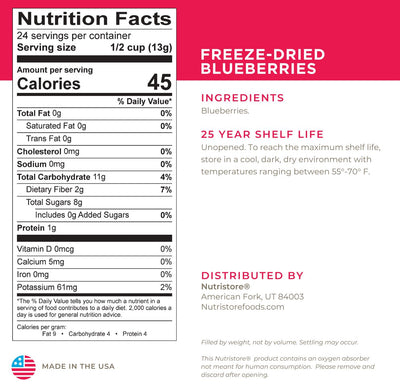 Blueberries Freeze Dried - #10 Can