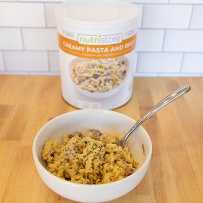 Creamy Pasta and Beef Freeze Dried - #10 Can