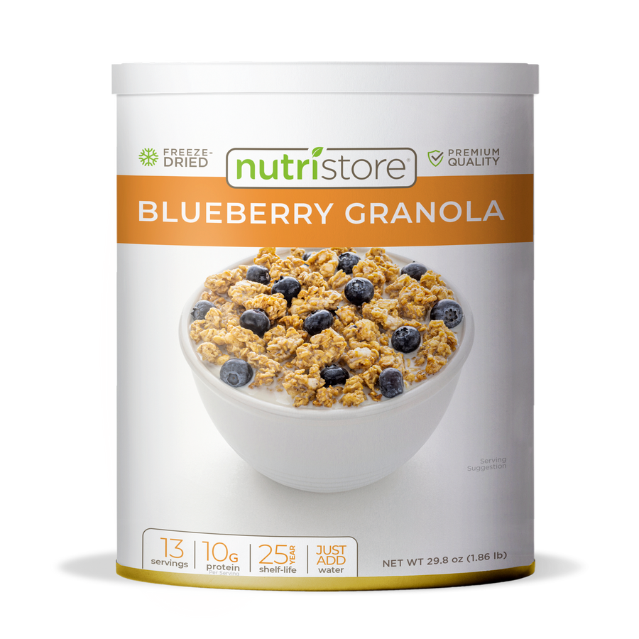 Blueberry Granola 10 Can Nutristore Foods