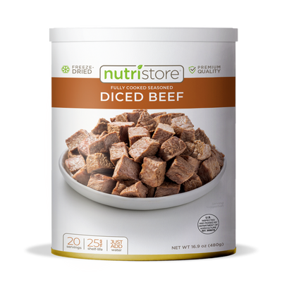 Beef Dices Freeze Dried - #10 Can