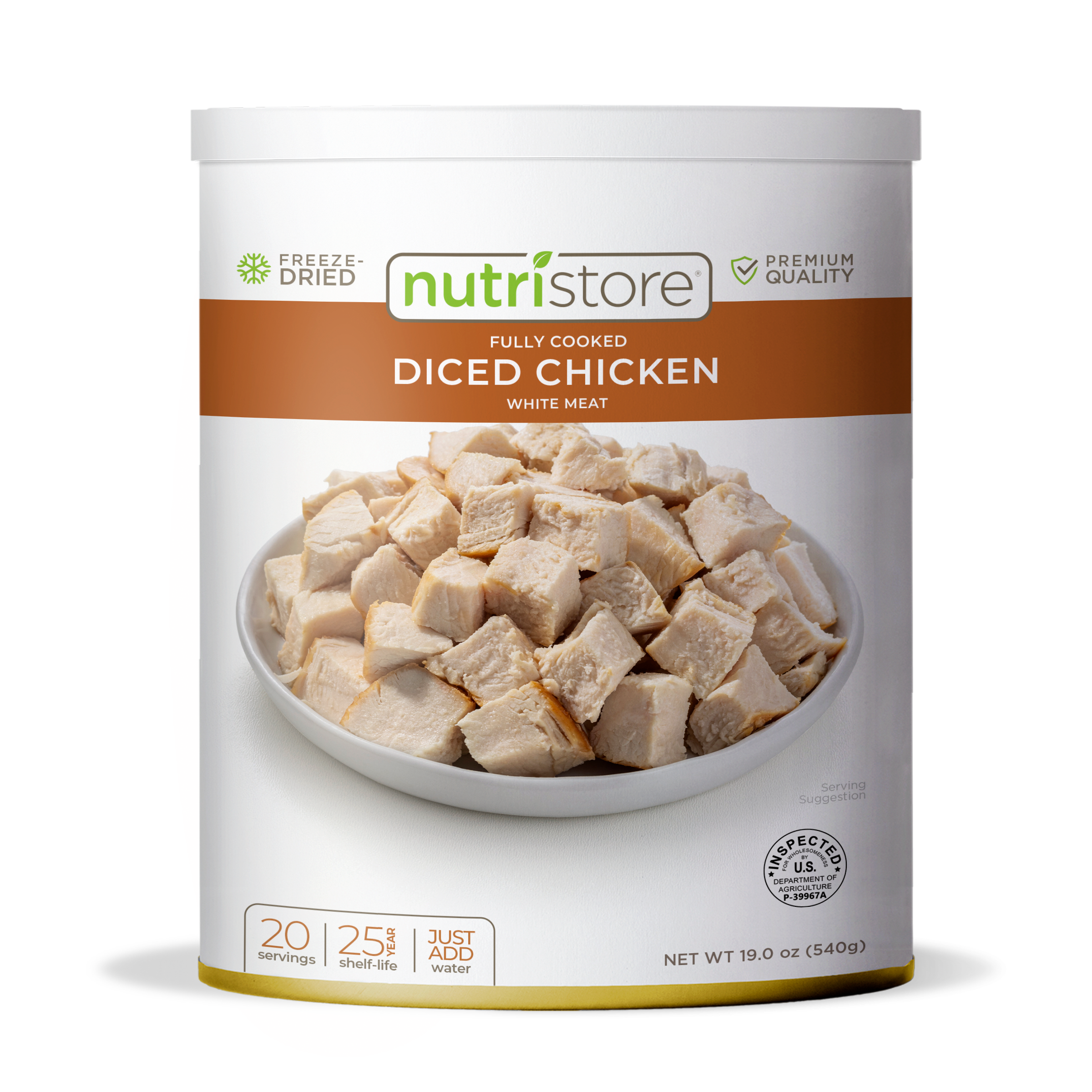 Chicken Dices Freeze Dried - #10 Can