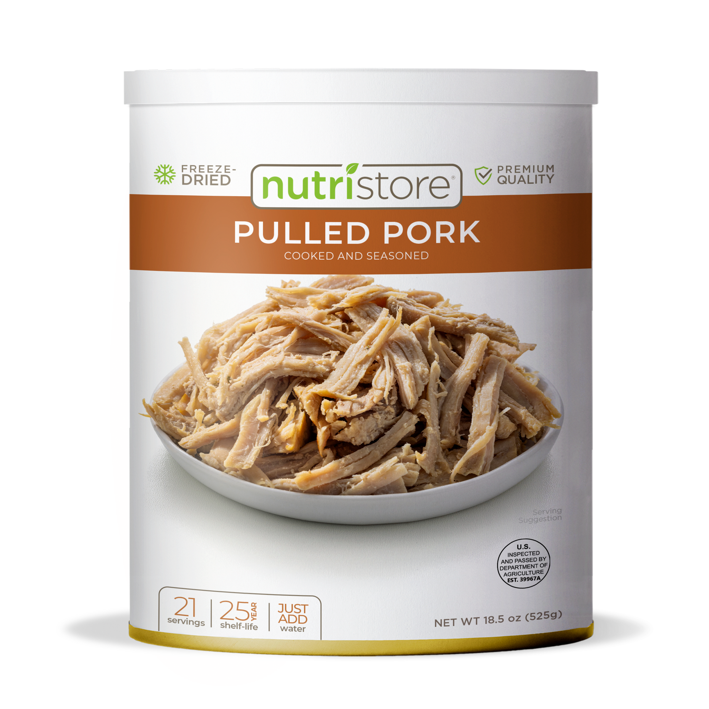Pulled Pork Freeze Dried #10 Can