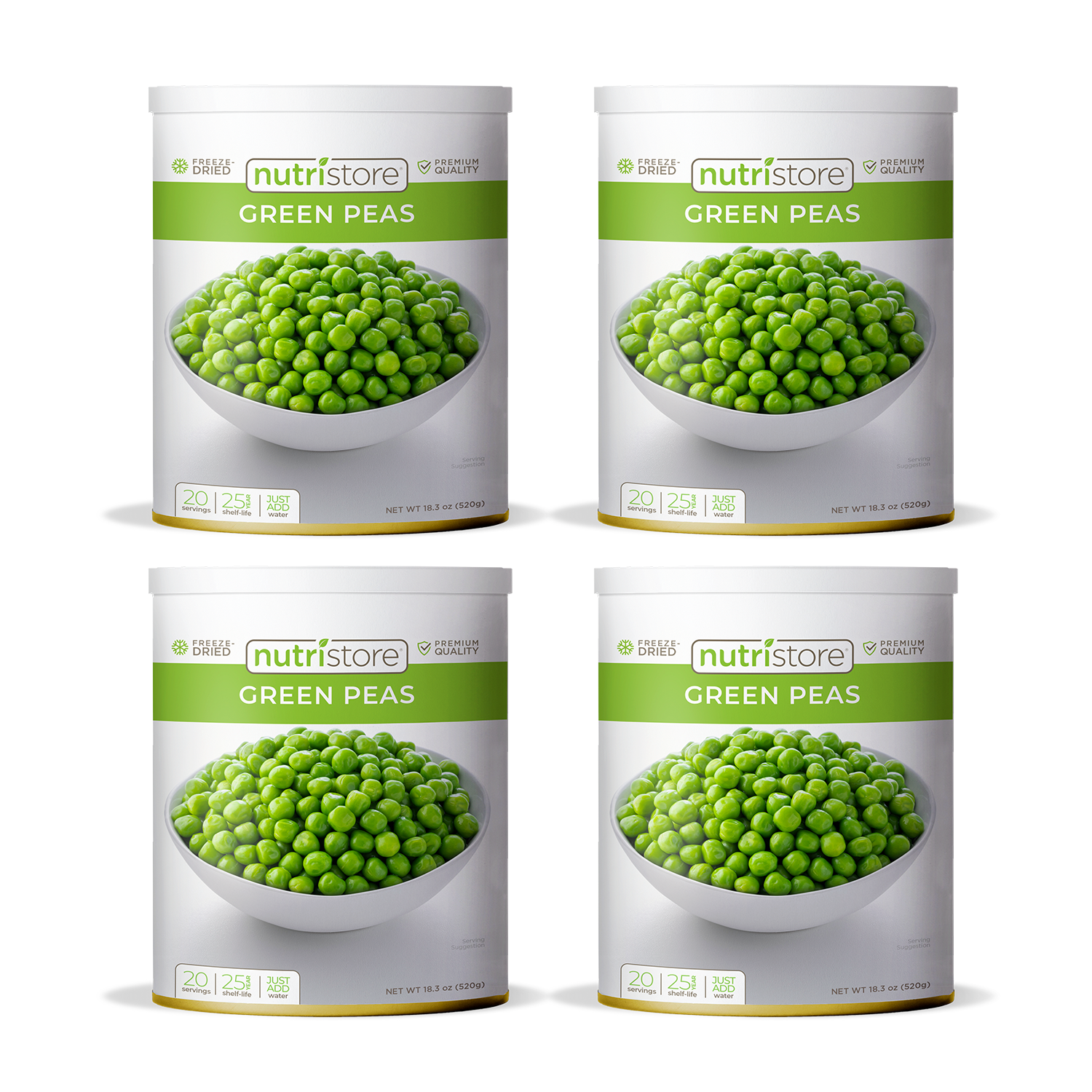 Green Peas Freeze Dried - #10 Can