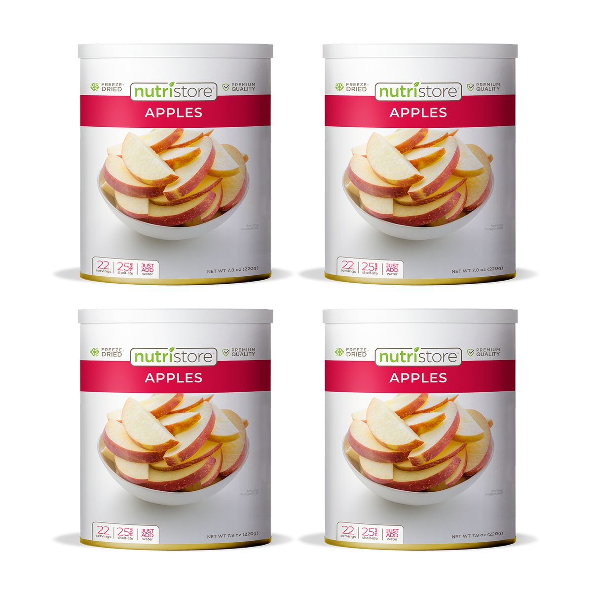 Fuji Apples Freeze Dried 10 Can Nutristore Foods